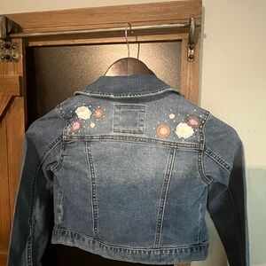 Custom Embroidered Girls‎ Jean Jacket